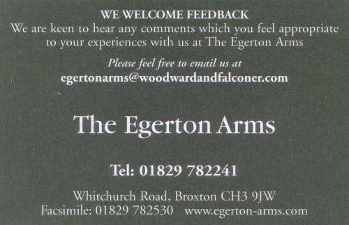 Egerton Arms Hotel 1